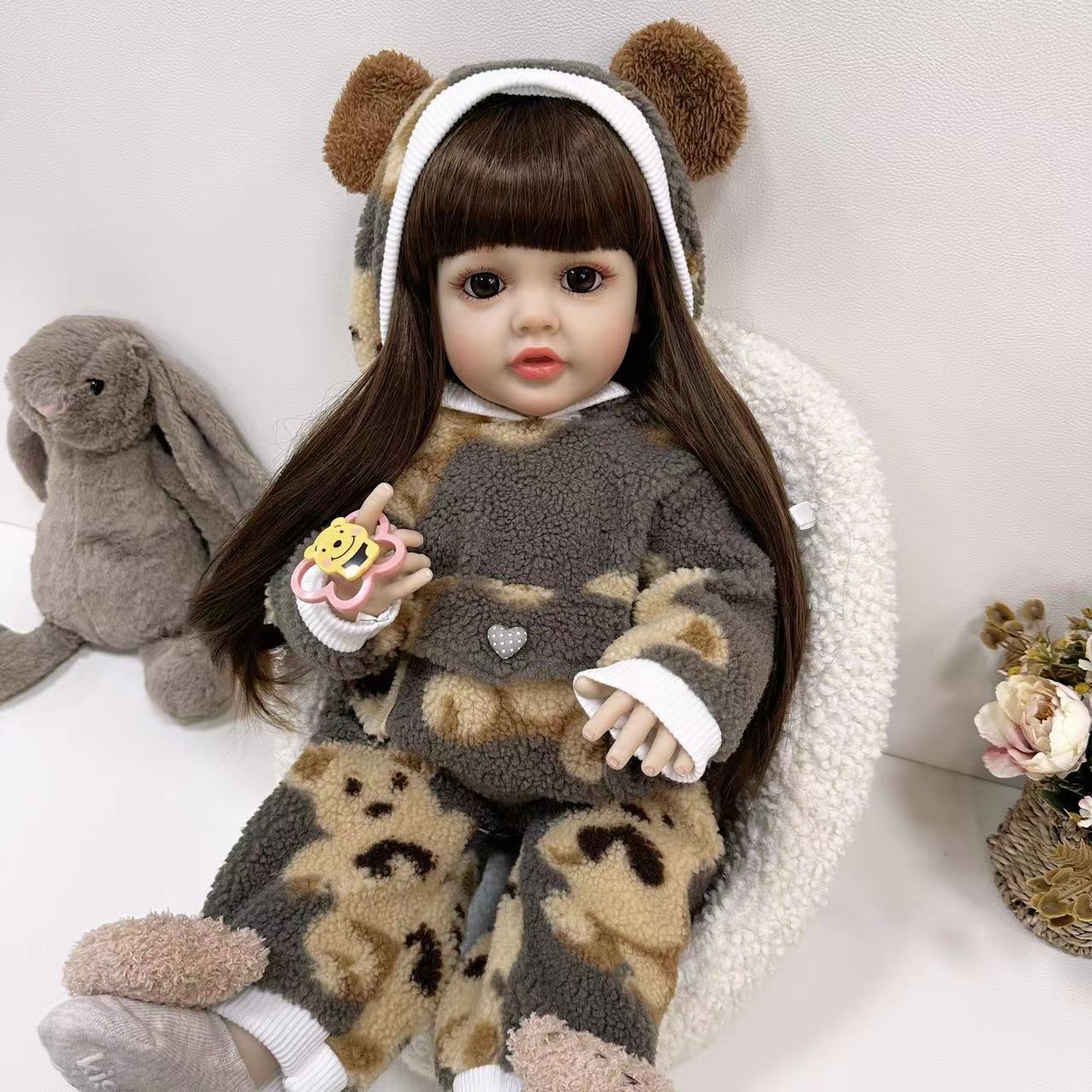코켈라 55cm 리얼리틱 실리콘 신생아 리본 베이비 돌 - Baby Products Newborn 리뷰 및 가격