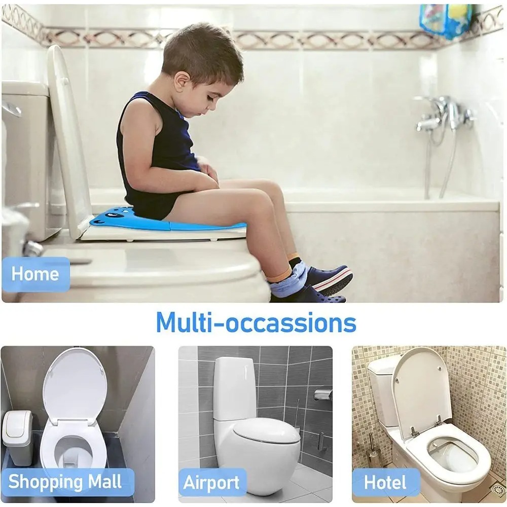 휴대용 접이식 미끄럼 방지 실리콘 패드 유아용 변기 시 - Toddler Potty Training Seat 리뷰 및 가격
