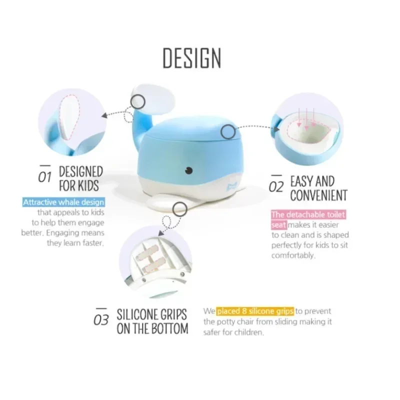 귀여운 고래 토끼 어린이 변기 훈련 의자, 남아 및 여 - Toddler Potty Training Seat 리뷰 및 가격