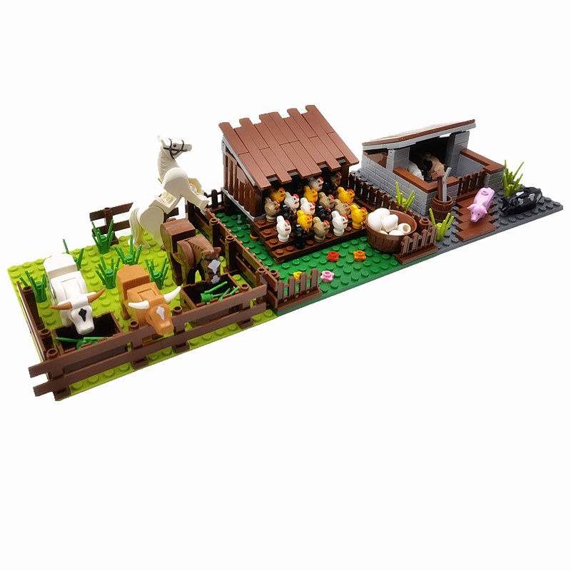 크리 에이 티브 도시 농장 빌딩 블록 동물 세트 Pig - Lego Set Creator 리뷰 및 가격