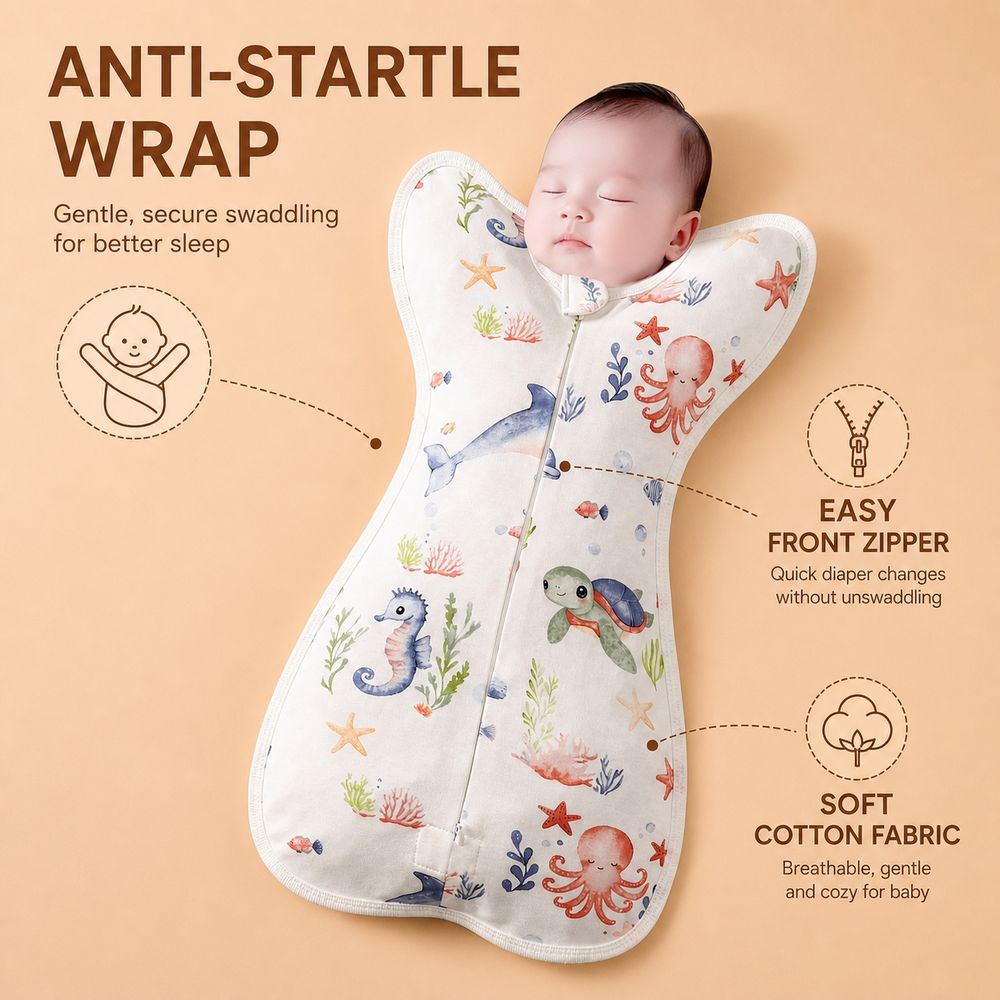 면 소재 아기 속싸개, 지퍼형, 놀람 방지, 유아 속싸 - Baby Sleep Sack 리뷰 및 가격