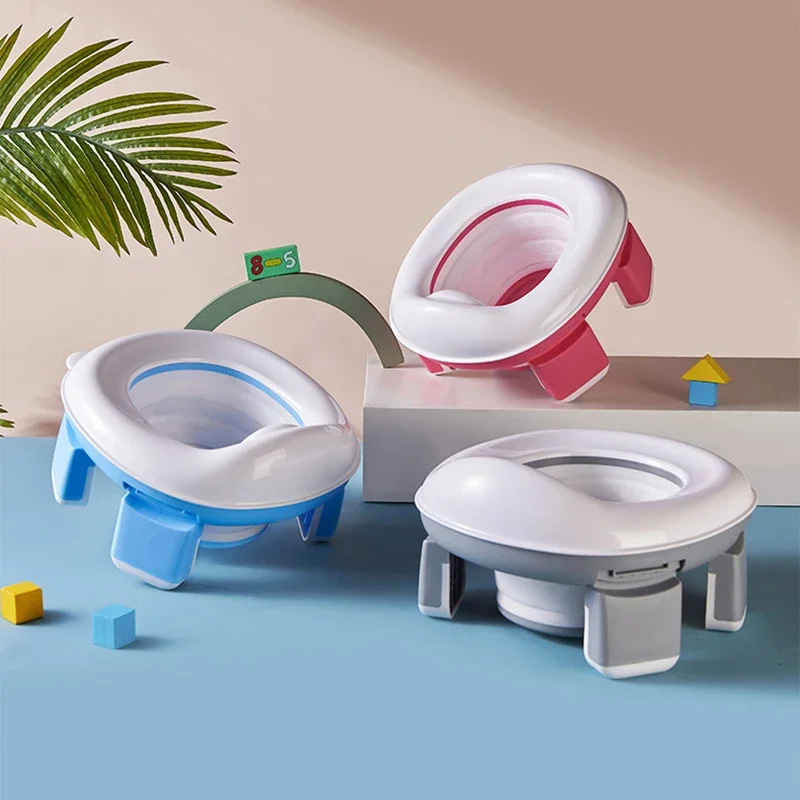 3 in 1 여행용 접이식 변기 시트 블루 어린이용 변 - Toddler Potty Training Seat 리뷰 및 가격